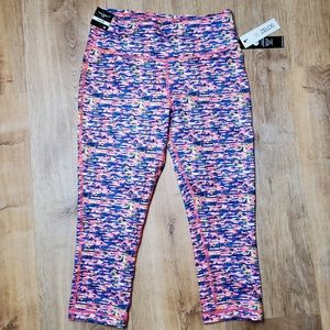 Zelos Colorful Leggings Workout Athleisure Size M